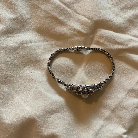 Devata Pearl Gemstone Chain Bracelet - Picture 6 of 9